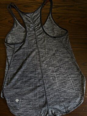 lululemon Heathered Charcoal Racerback Tank